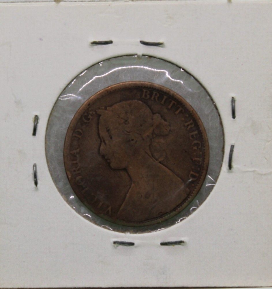 1861 Nova Scotia Large Cent Large Rosebud (#2)