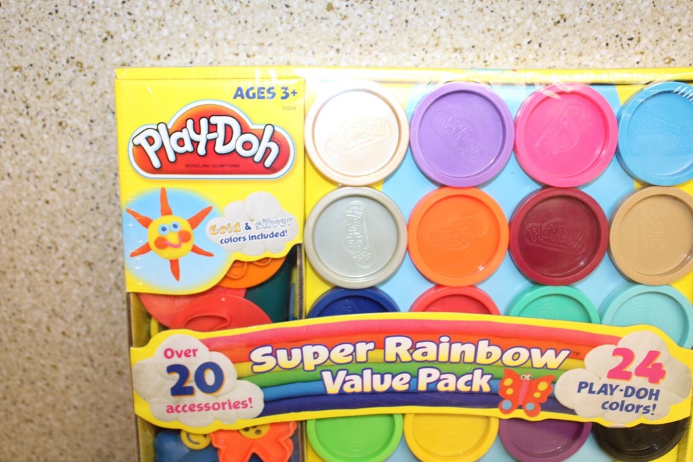 Play-Doh® Modeling Compound Super Rainbow 24 Value Pack Including Gold & Silver