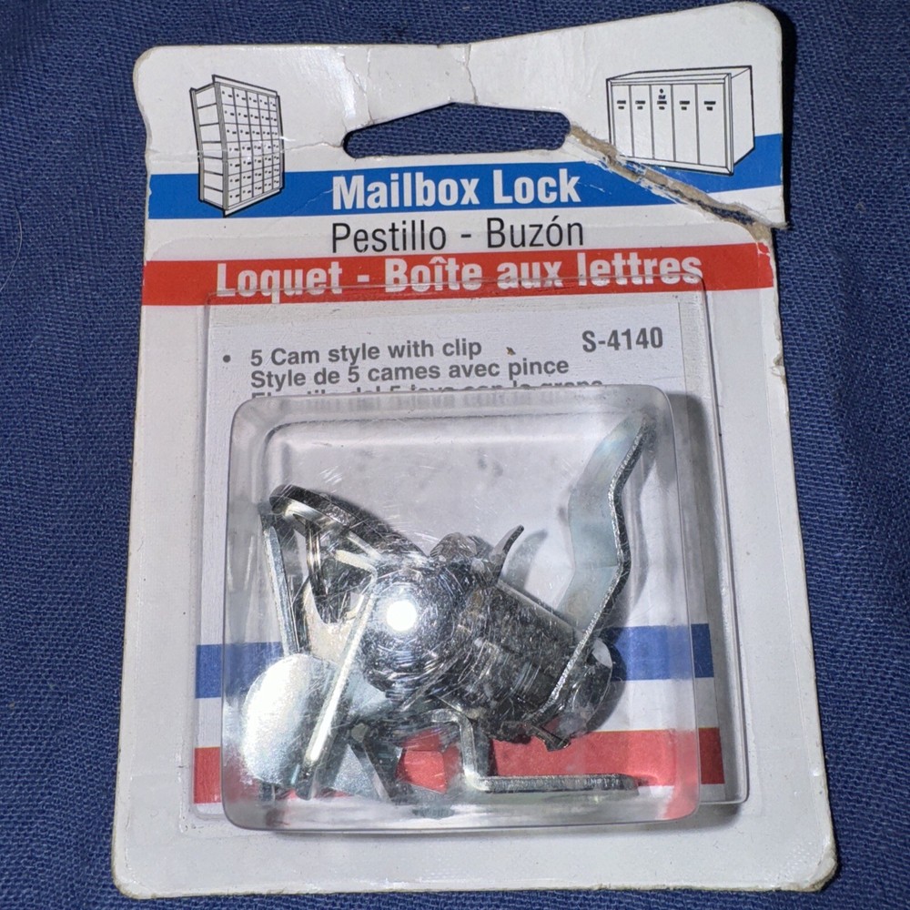 Prime-Line Mailbox Lock Replacement - Missing 1 Large Bracket