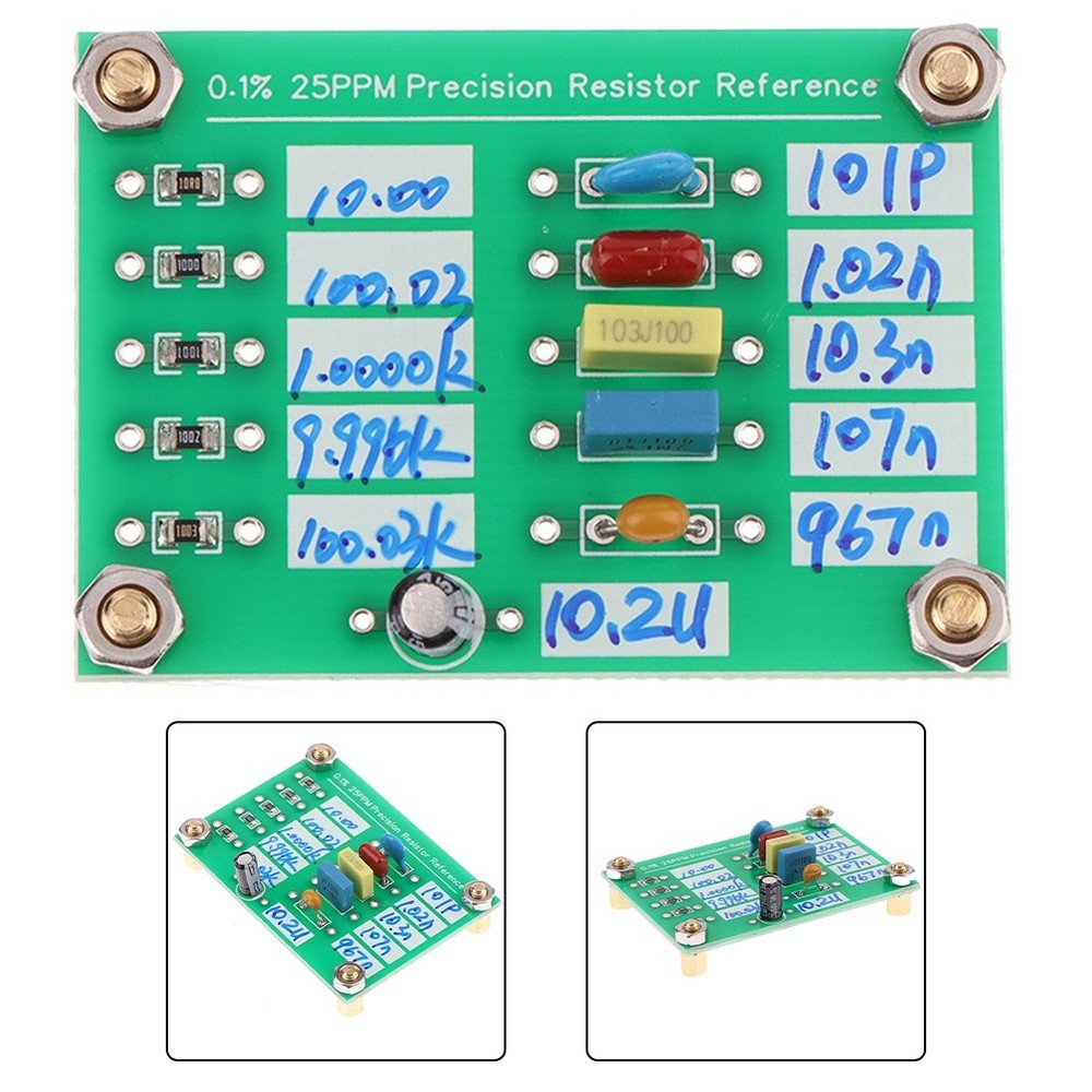 Resistor Reference Board for Laboratory and Industrial Instruments