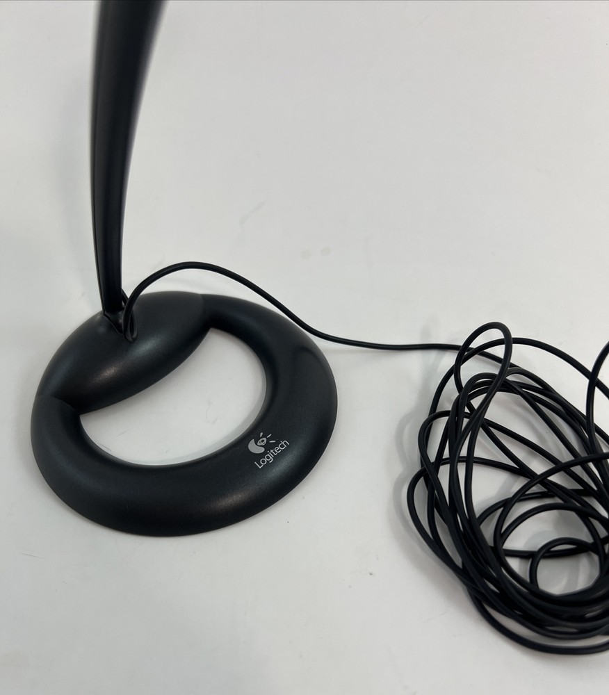 Logitech Grey Multi Media Conversational Computer Microphone w/ 3.5mm Jack