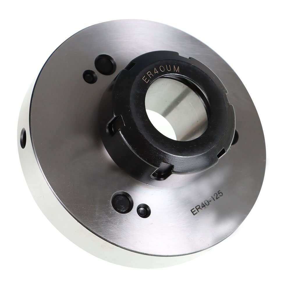 ER40 Collet Chuck 125mm Diameter Compact Lathe Tool Stud 5/8" Fit Milling