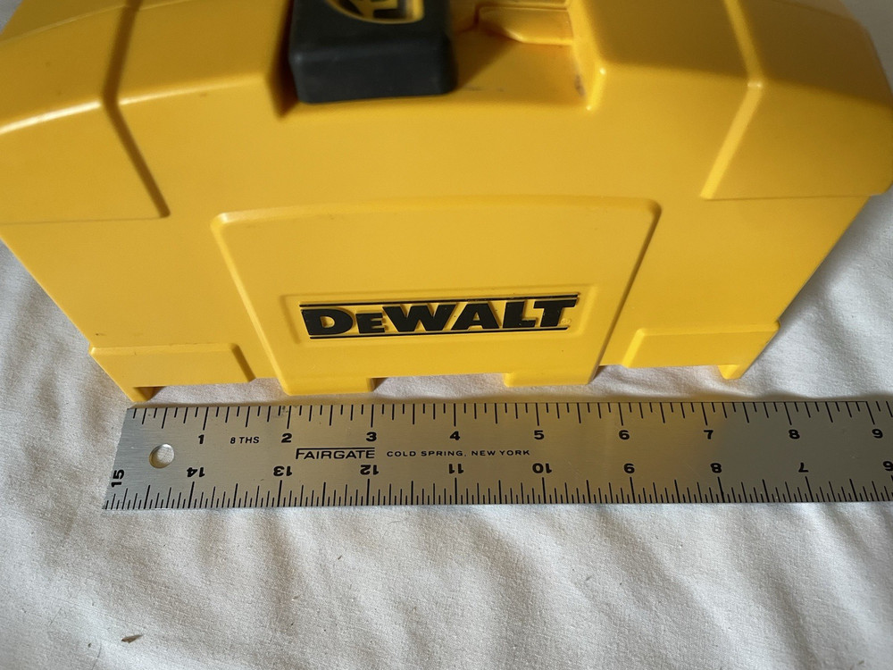 Dewalt Yellow Black Drill Bit Holder Organizer Locking Box Case ONLY