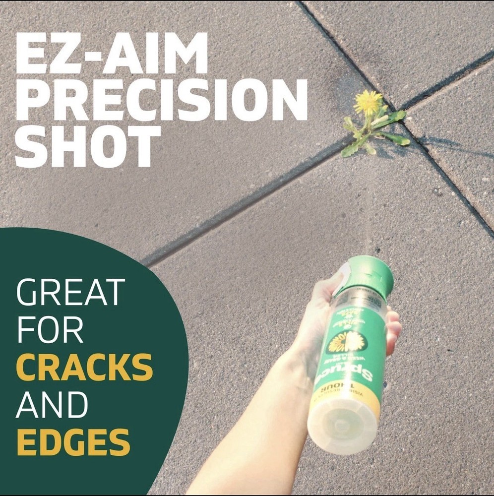 Spruce EZ-AIM Grass & Weed Killer Spray, 10oz, Precision for Cracks/Edges
