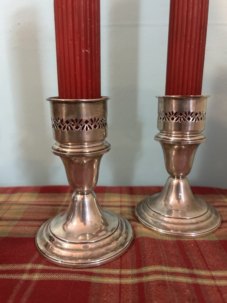 Gorham Silver Candle Holders