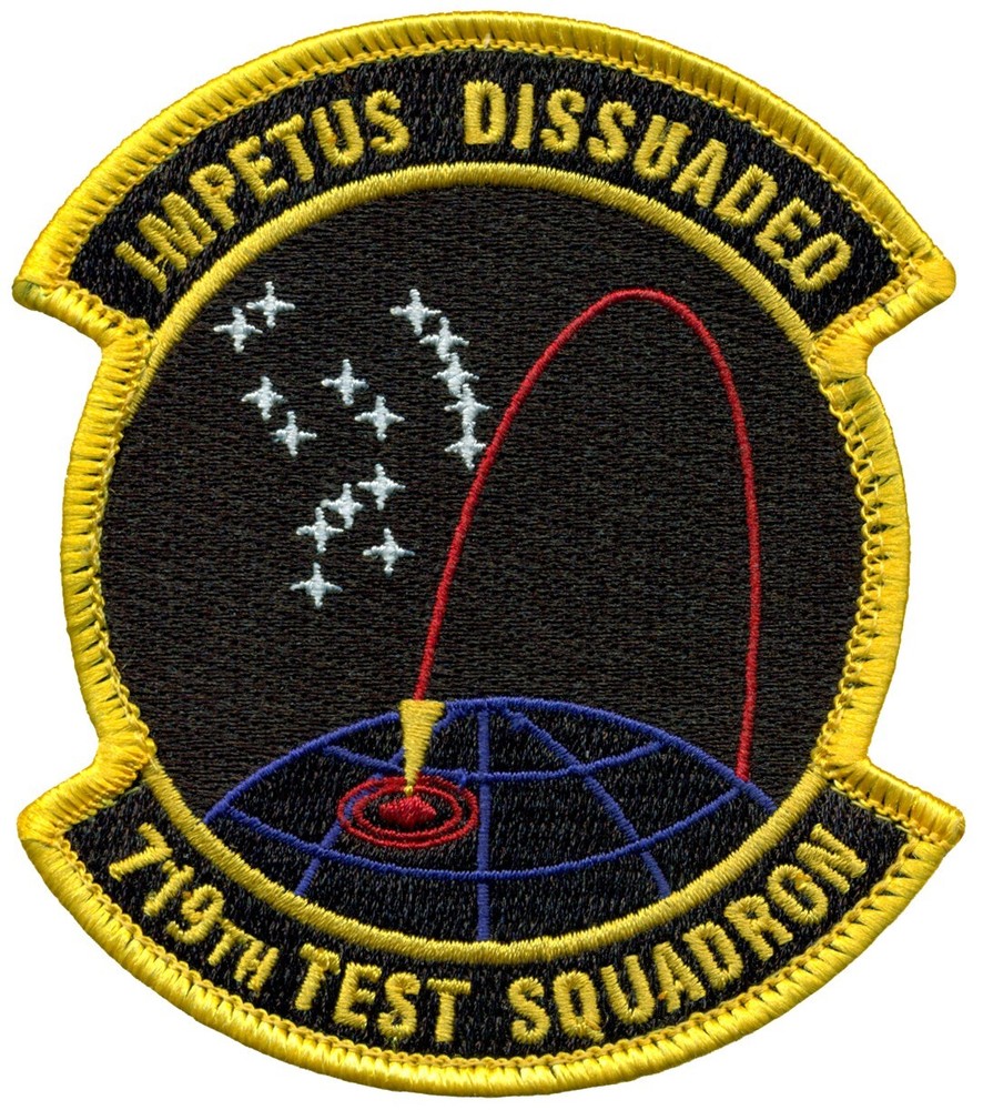 USAF 719th TEST SQUADRON PATCH