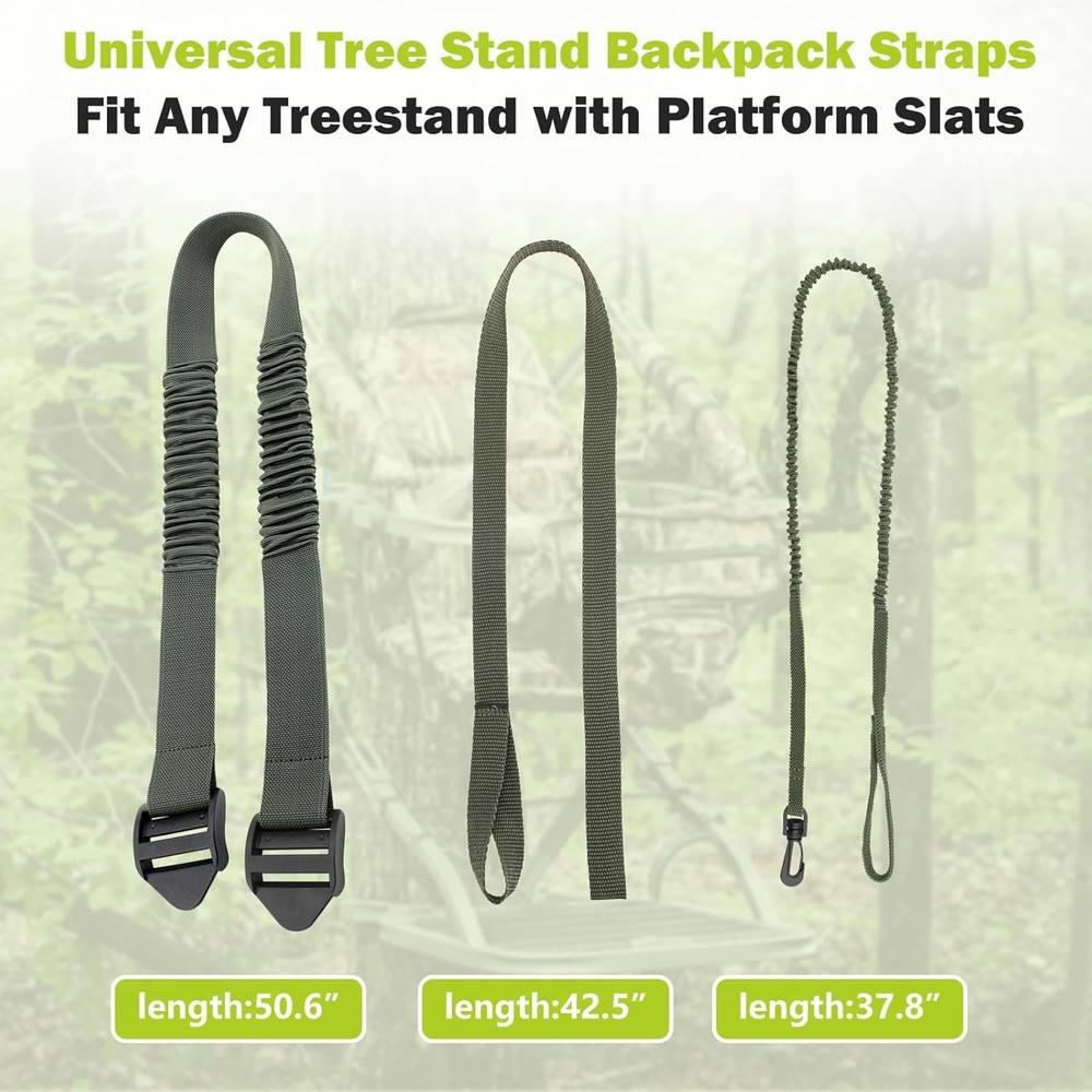 Shoulder & Tether Straps for Summit Treestands, Universal Climbing Stand...