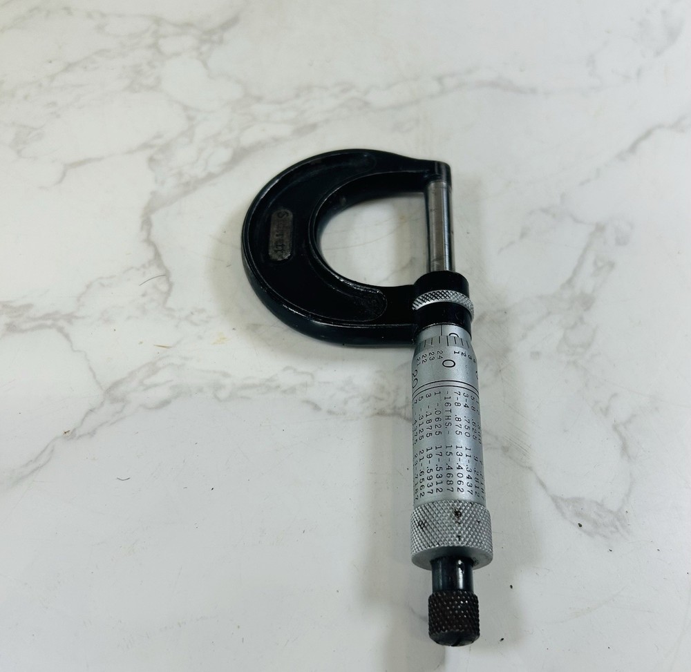 Micrometer 0-1 in Range Starrett No.436