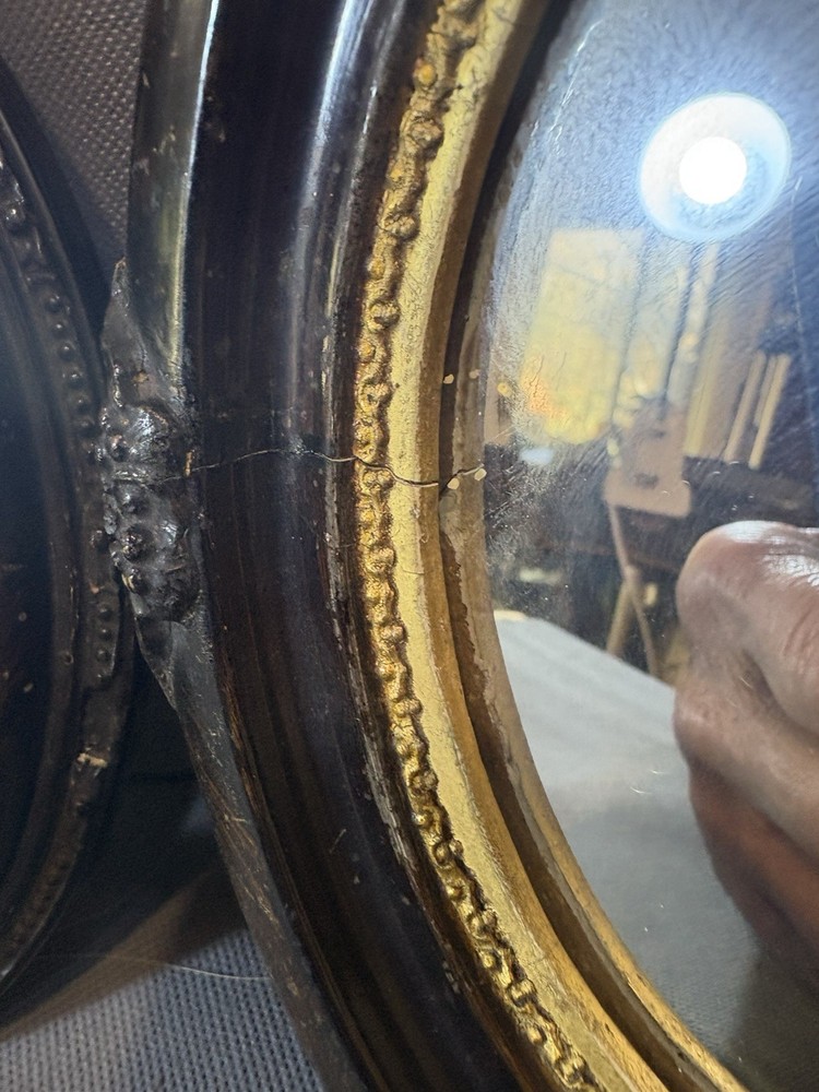 Two small Victorian mirrors