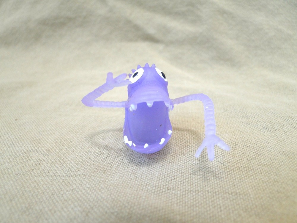 Purple Finger Puppet Monster