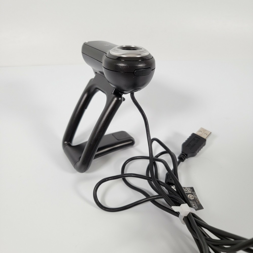 Logitech Pro 2000 V-U0009 Black USB Wired WebCam Skype Zoom - Tested