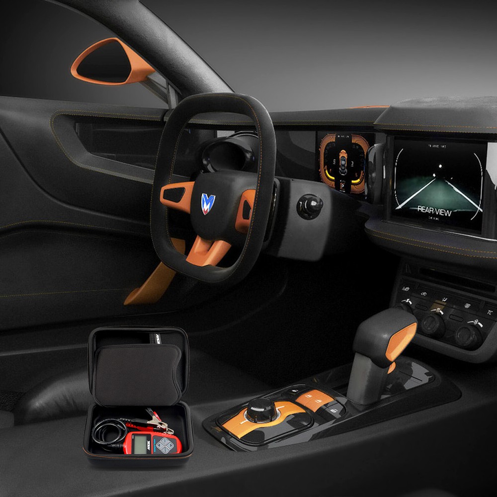 ANCEL Car OBD2 Code Reader EVA Protective Case Storage Bag Hard Carry Case Box