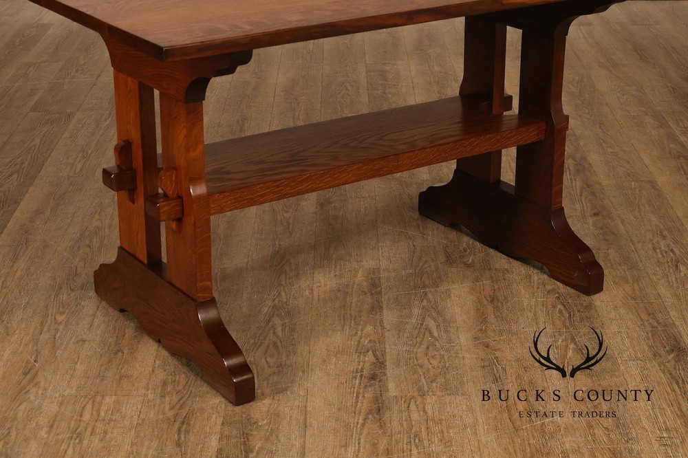 Gustav Stickley Antique Mission Oak Library Table