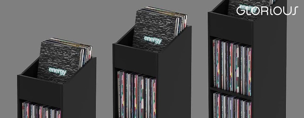 Glorious Record Rack 330, Black