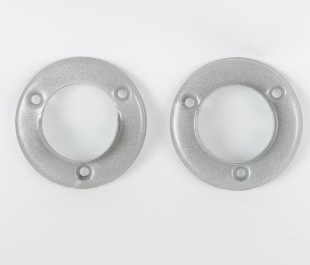 Everbilt 1-3/8 in. Platinum Metal Pole Socket, 1 Set