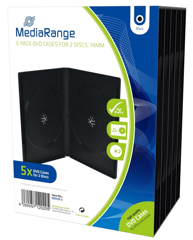 Media Double-DVD-Box Range, He-Pack 5