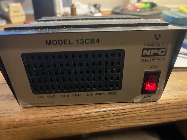 Thomson-CSF NPC Electronics Model 13CB4 Power Supply