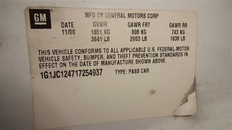 Radio Amplifier Fits 01-05 CAVALIER 647204