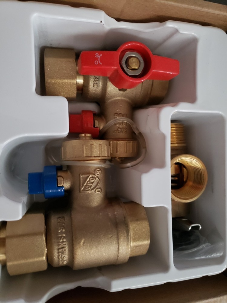 Rheem Brass Service Valves for Tankless Water Heaters OPEN BOX