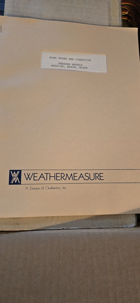 Weathermeasure W200-SD Wind Speed Sensor.
