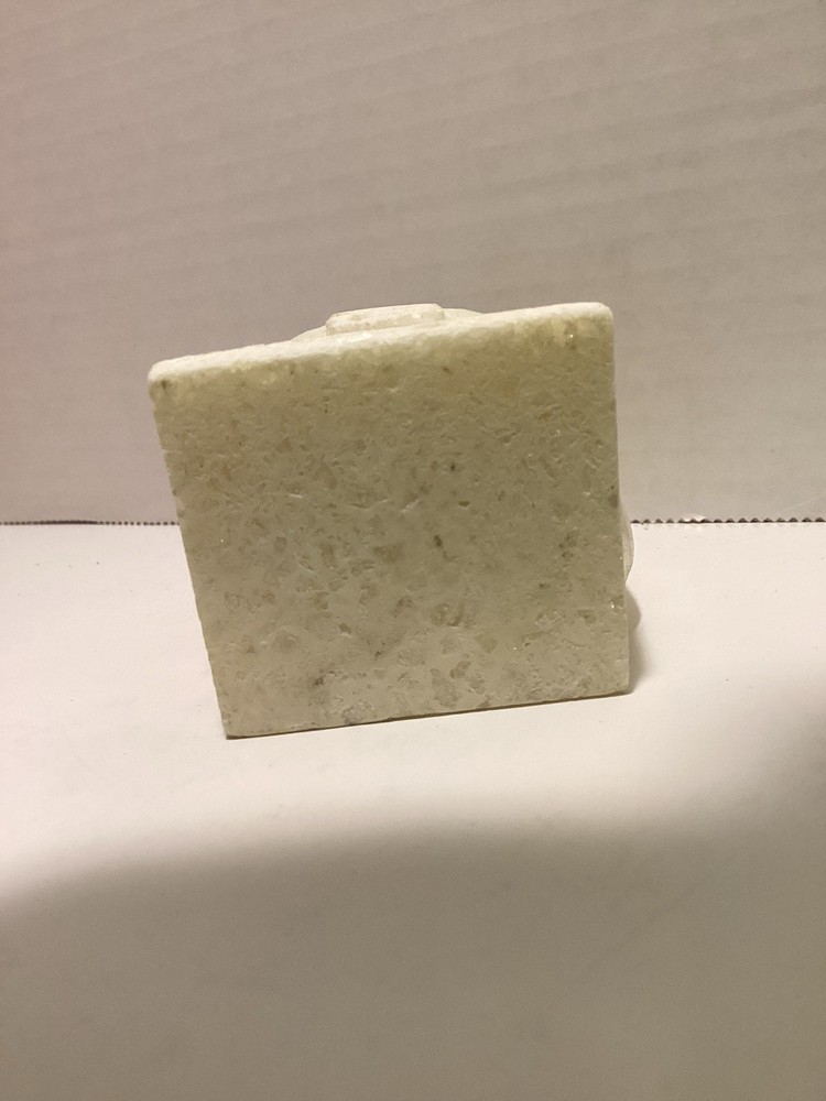 Egyptian Figure Stone White 4” Pharaoh