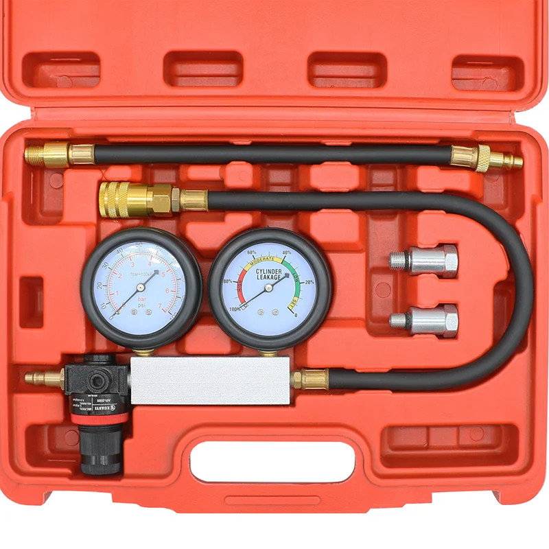 TU-21 Cylinder Leak Compression Leakage Detector Set Test Automotive Tools