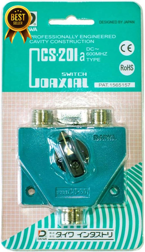 CS-201A 2 Position Coax Switch RF Antenna A/B Selector Switch