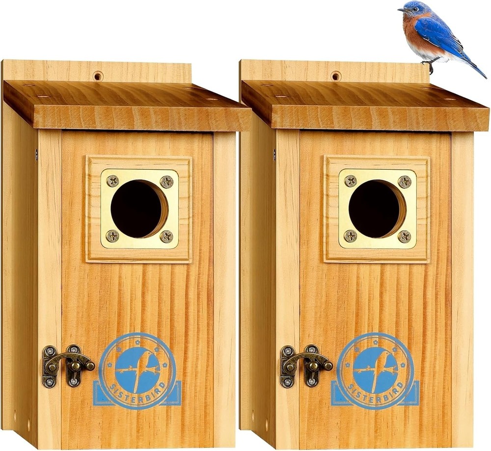 2 Pack Bird Houses Assembly Required