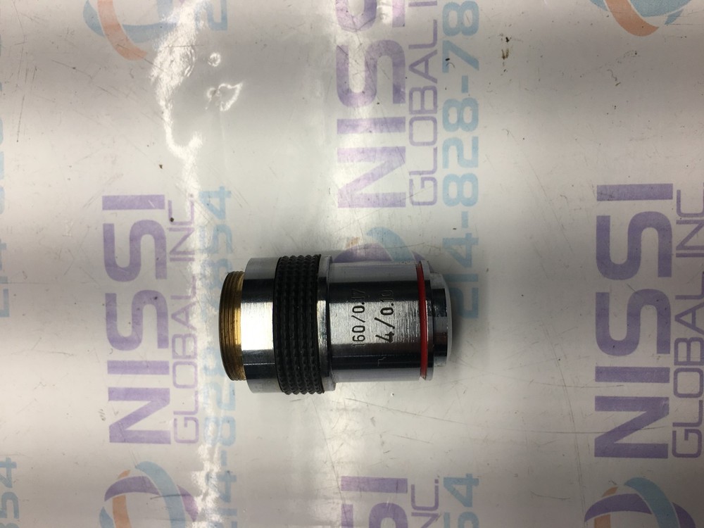 Bausch & Lomb 160/0.17 4/0.10 Microscope Objective