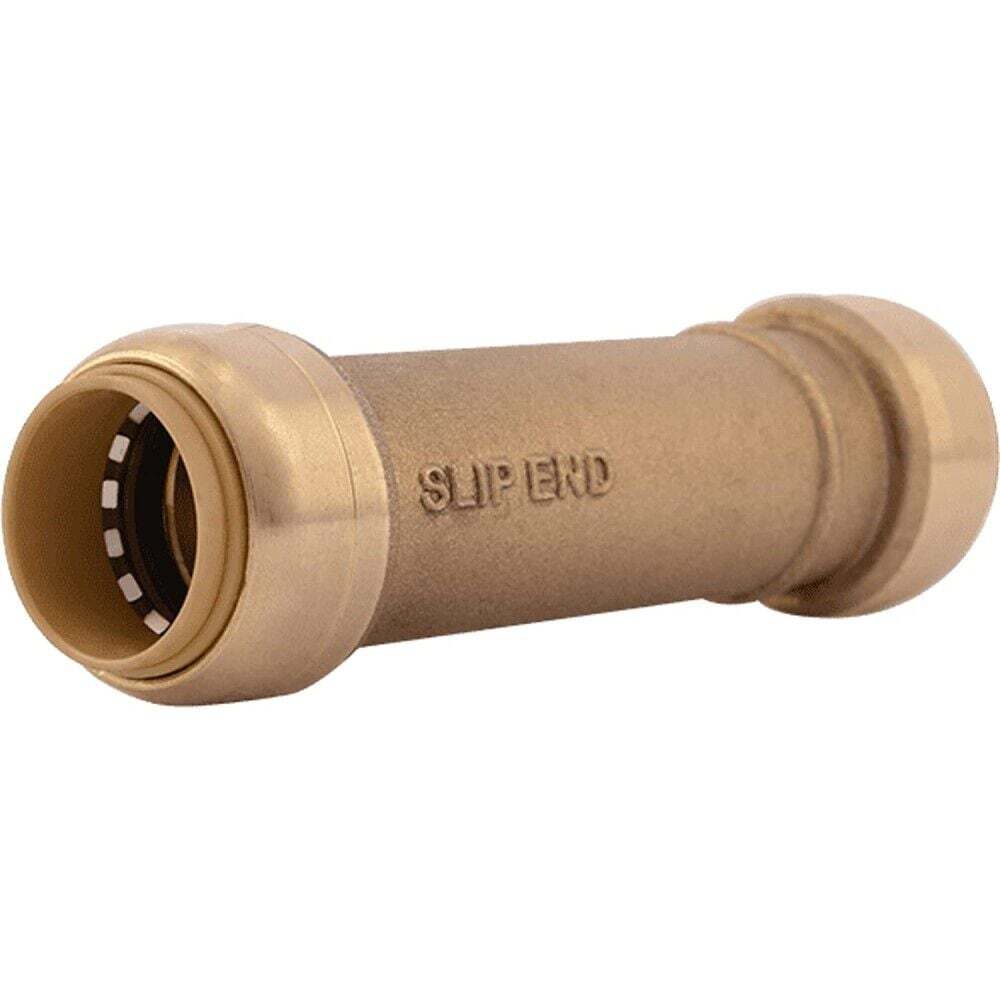 Sharkbite 3/4In Push T X 3/4In D Push Brass Slip Coupling
