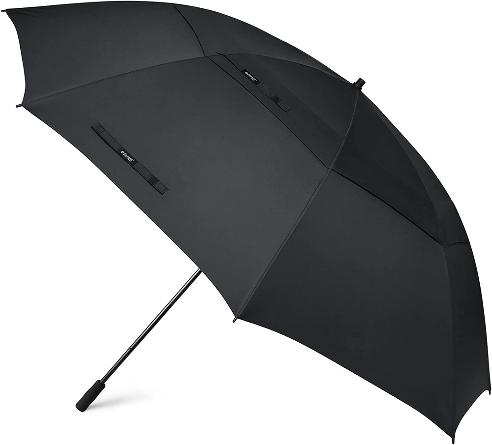 80 Inch Oversize Golf Umbrella Double Canopy Vented Windproof Heavy Duty