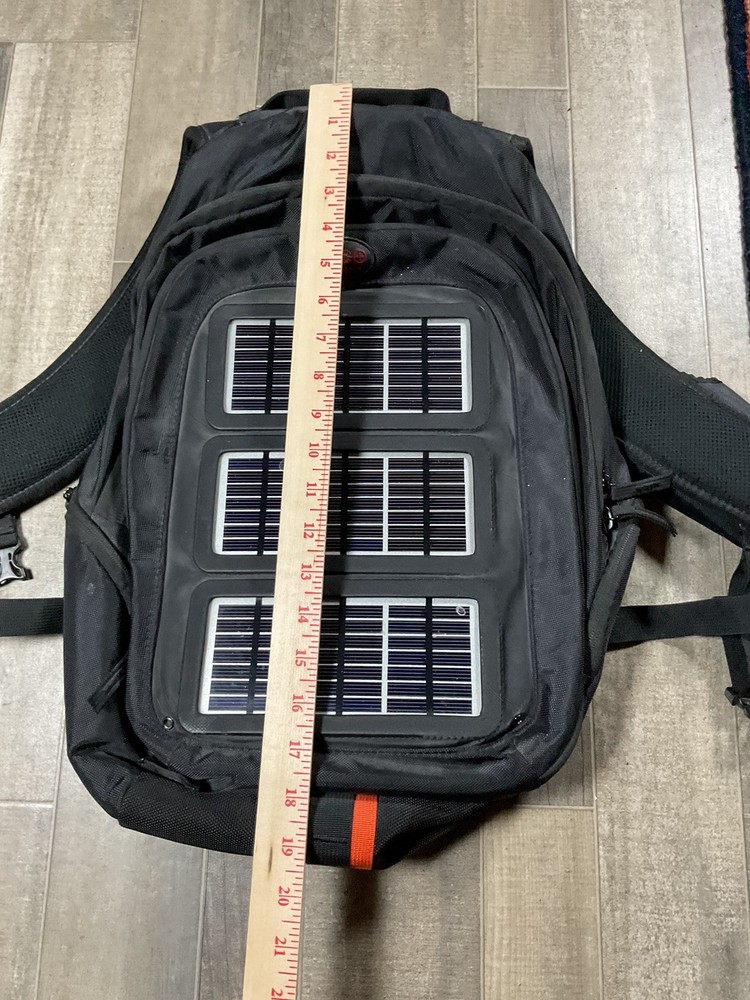 Voltaic Backpack Off Grid Solar Charging Black Pack