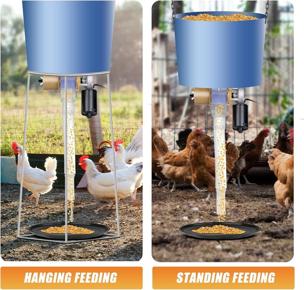 Timed Automatic Chicken Feeder 16 Groups of Timer & Quantitative Poultry Feeders