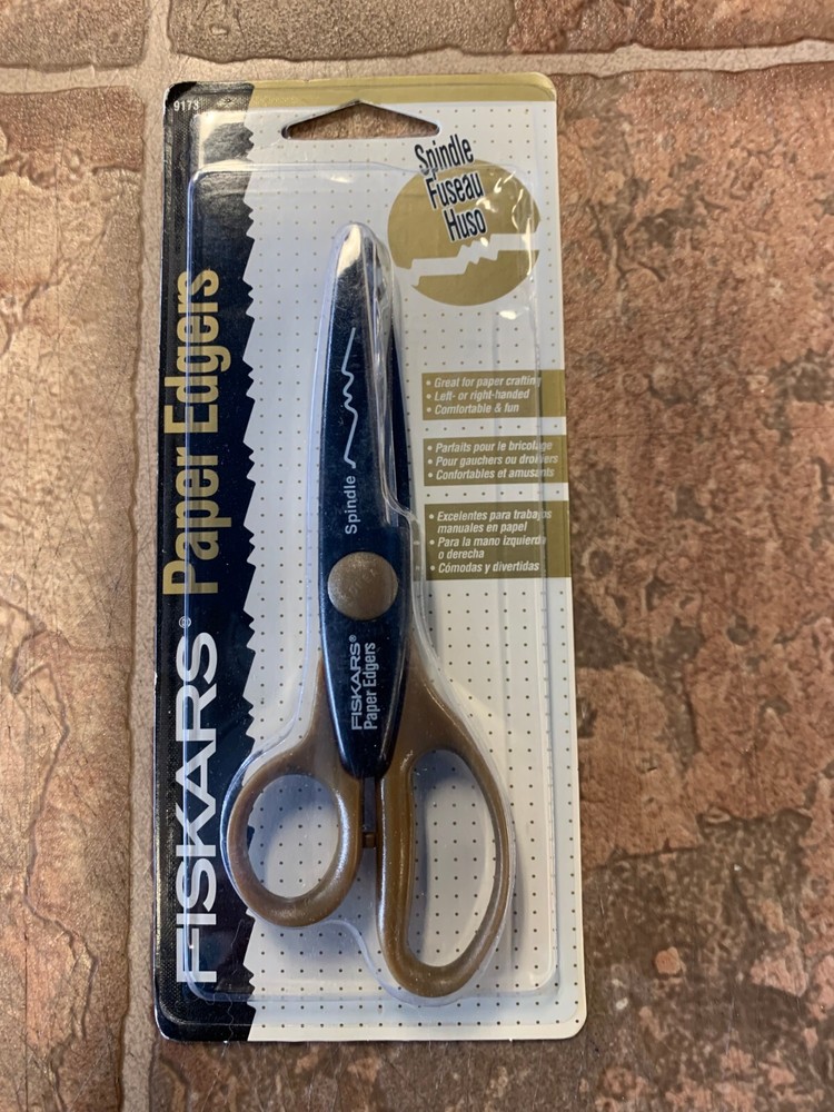 Vintage Fiskars Paper edger: Spindle Pattern