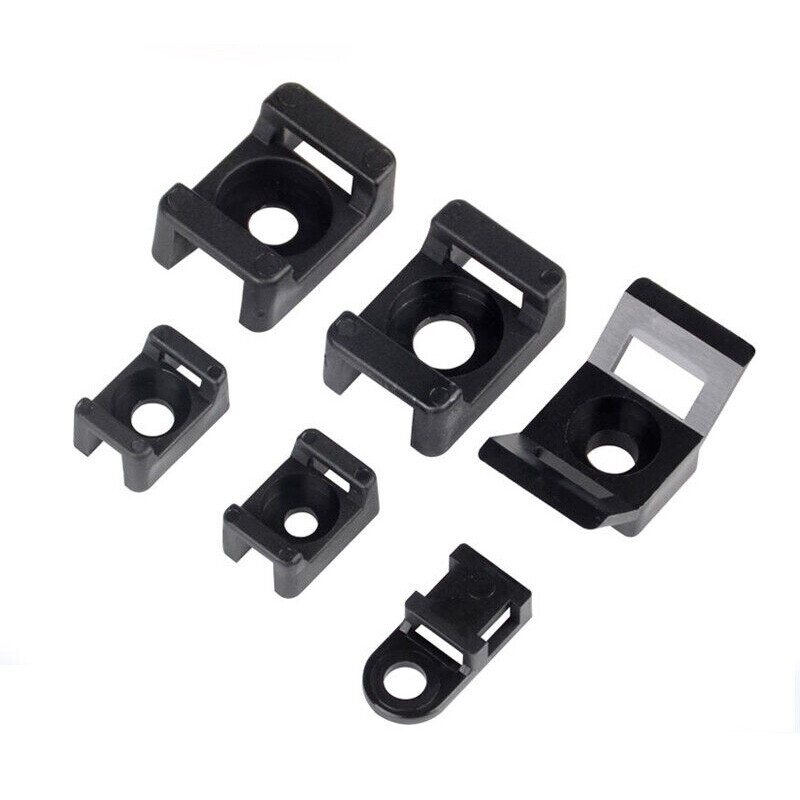 Cable Tie Base Wire Clips Nylon Mounts Saddle Cradle Bases Cable Ties Holder