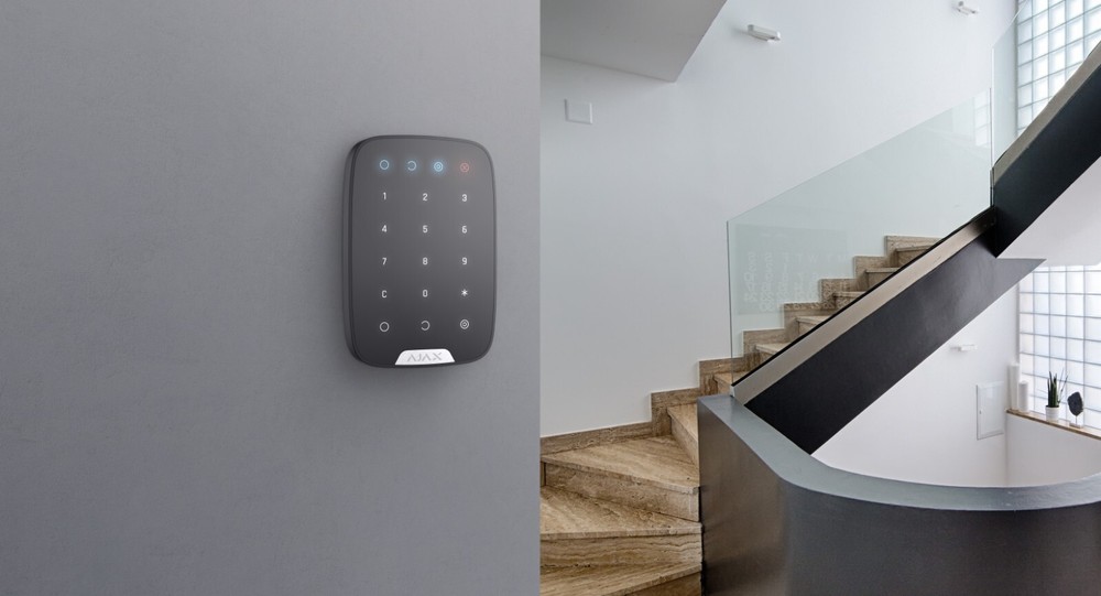 New Ajax KeyPad Wireless Touch Keyboard Protection