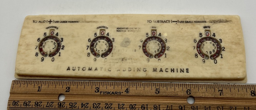 Vintage Sterling automatic adding machine #565