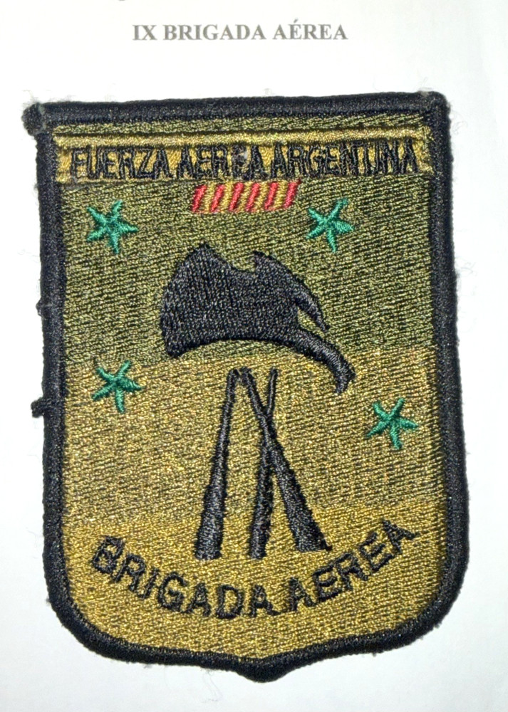 Argentina: 9th Air Brigade Shoulder Patch