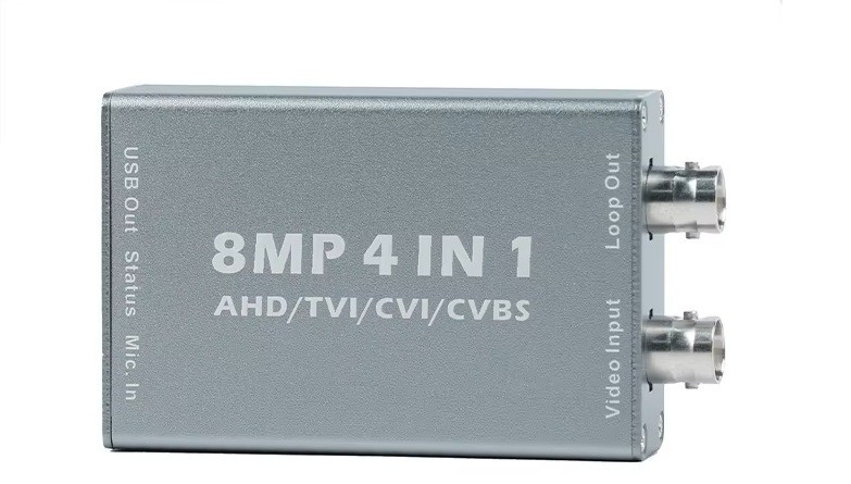 BNC CVBS/AHD/CVI/TVI to USB Capture Card BNC Encoder