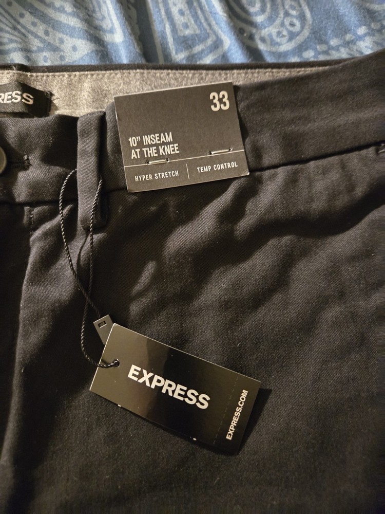 Express Shorts Stretch Mens Size 33