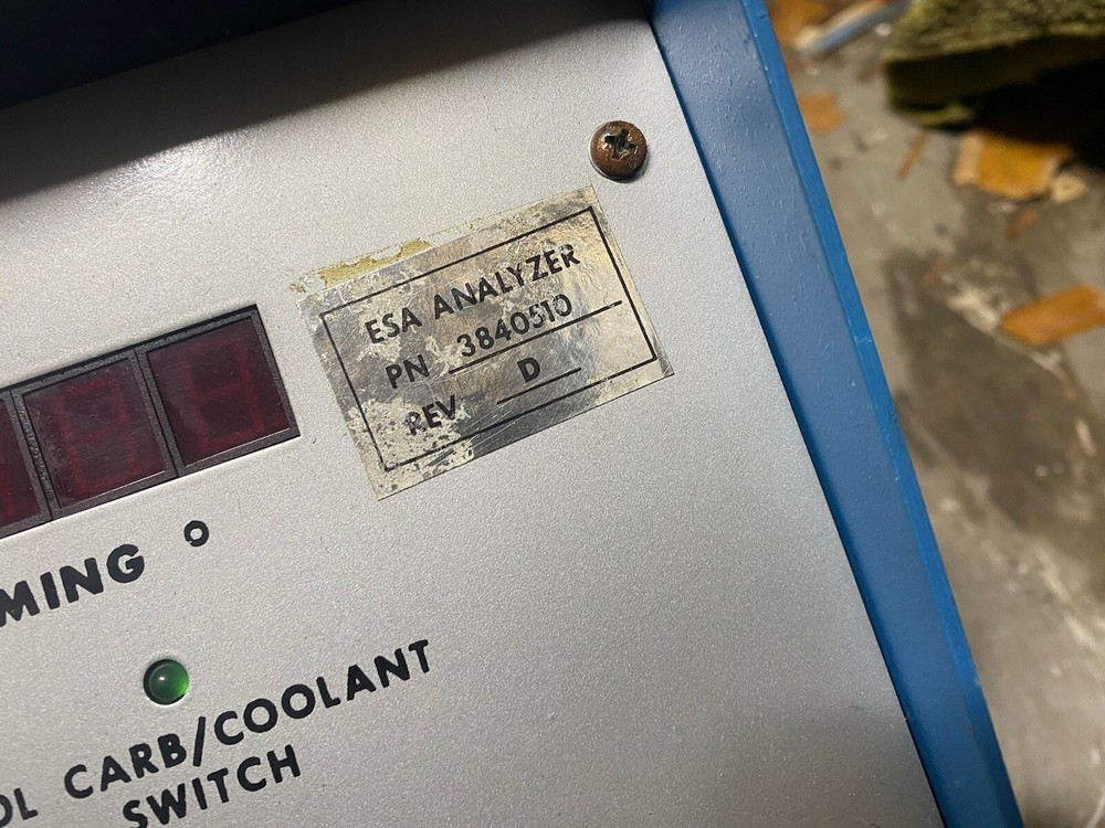 Vintage Chrysler Corp Electronic Spark Advance System Analyzer Model II 3840510