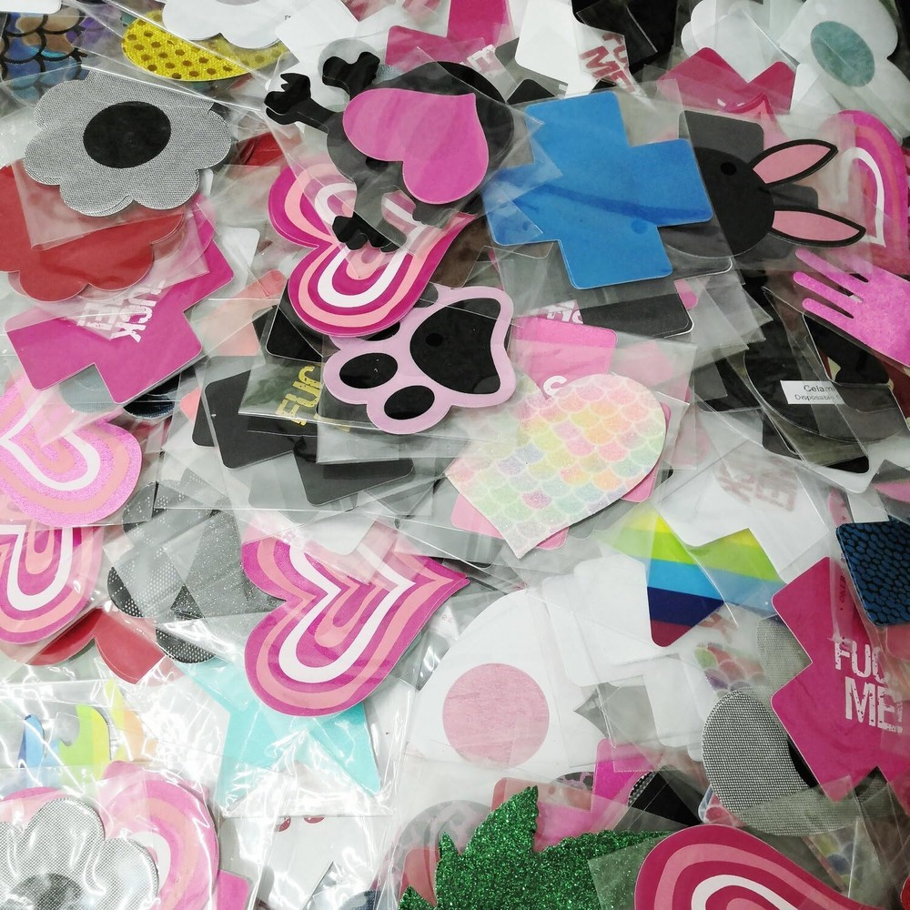 Random 14 Pairs Multi Disposable Nipple Covers Pasties