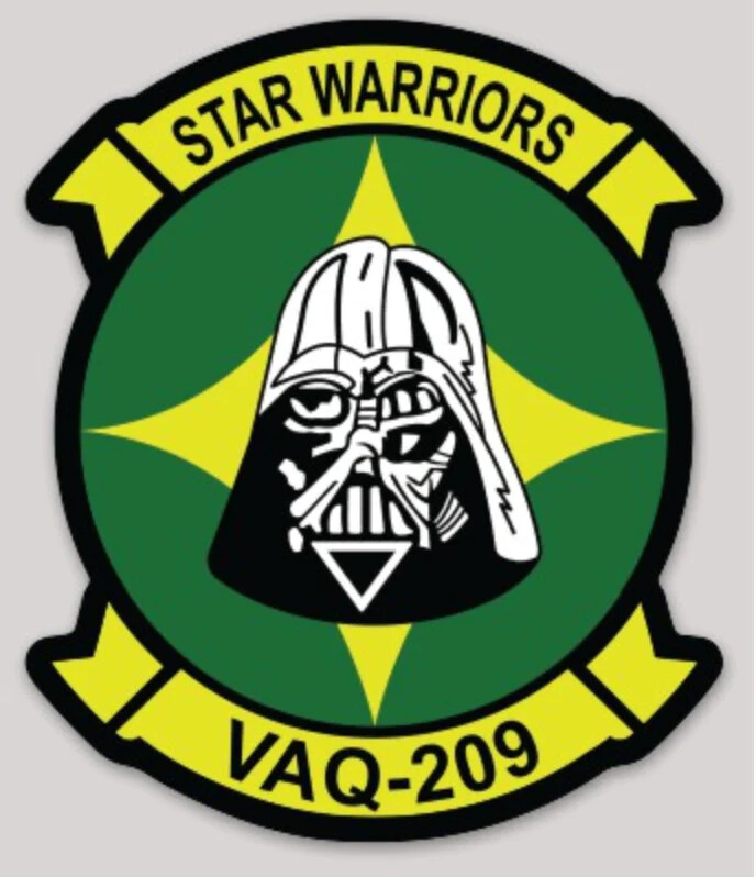 4" VAQ-209 STAR WARRIORS SQUADRON STICKER DECAL