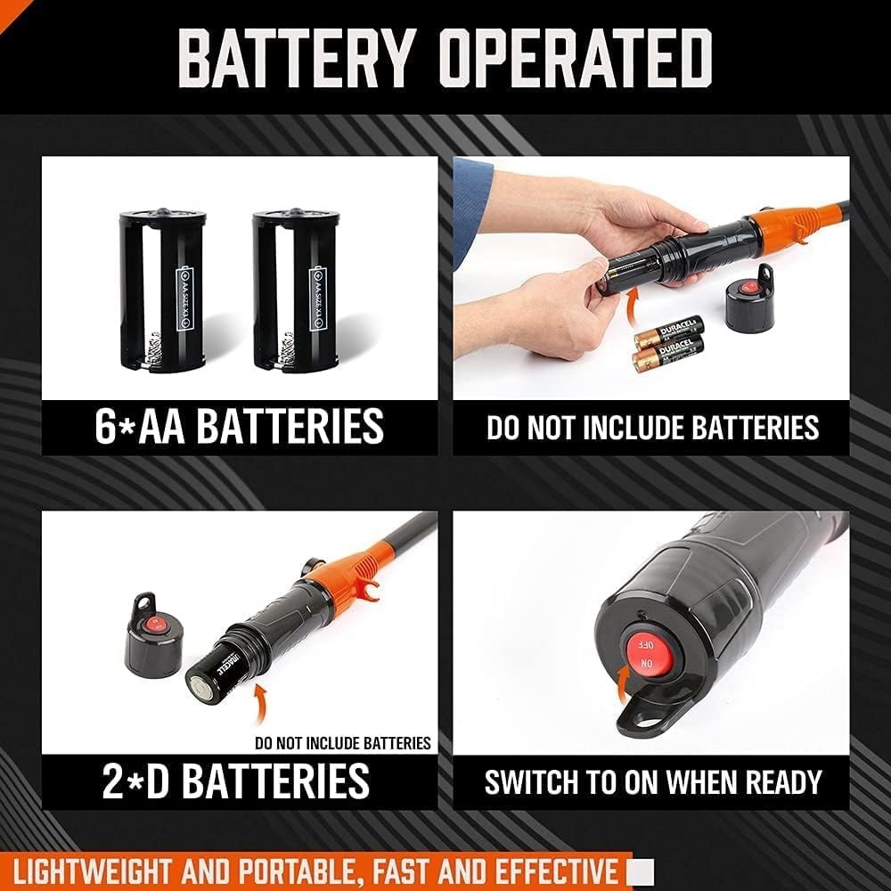 2.2GPM Automatic Transfer Pump - Lightweight Design, Battery-Powered Convenience