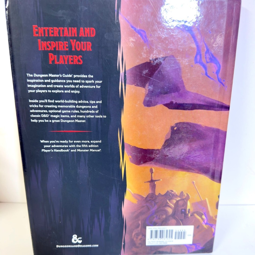 Dungeons & Dragons Dungeon Masters Guide Hardcover 2014 Ed Comprehensive Rules