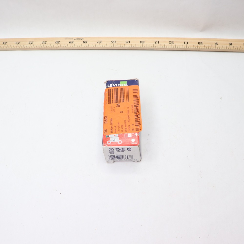 Leviton 20 Amp 4-Way Preferred Toggle Switch, White