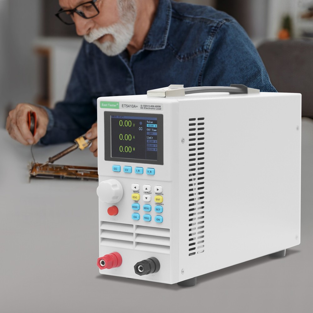 High Accuracy ET5410A+ Electronic Digital Load Tester Single Channel 150V 0-40A