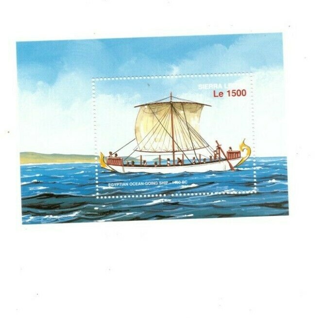 Sierra Leone 1996 - Sailing Ships - Souvenir Sheet - Scott 1925 - MNH