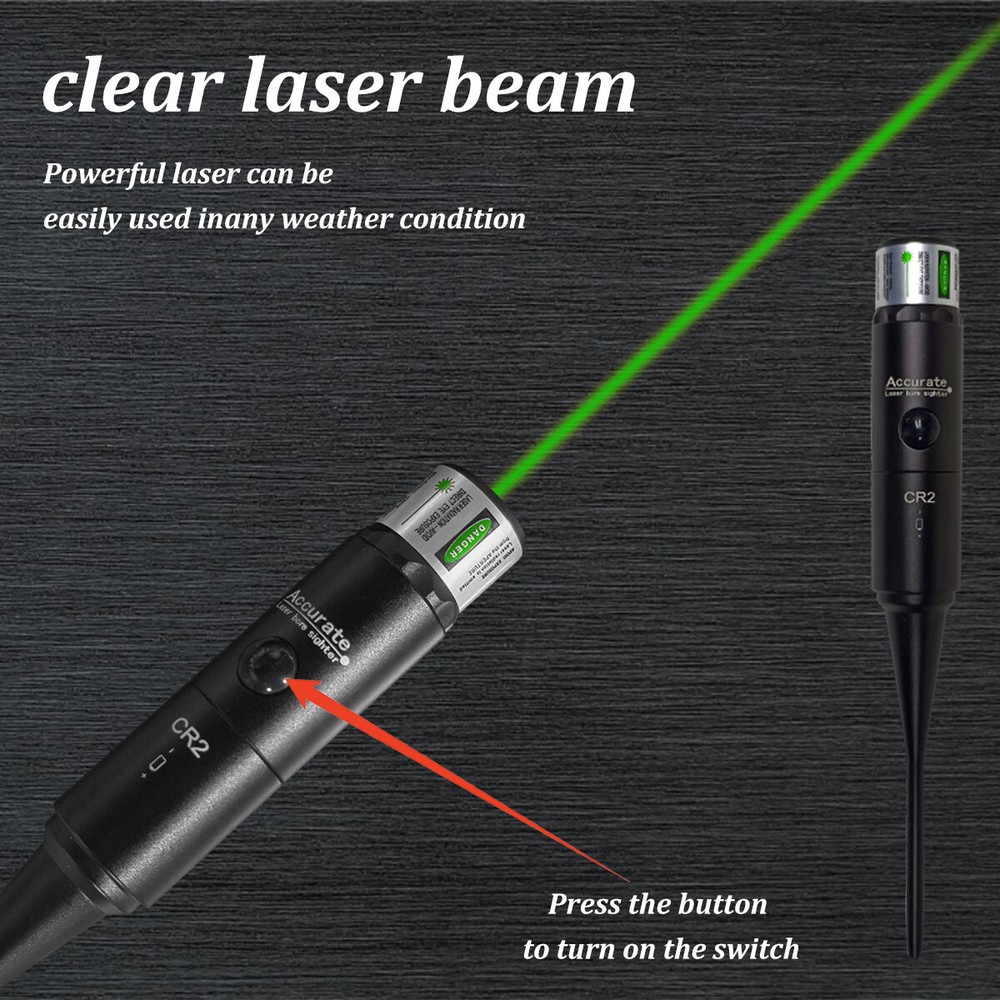 Professional Green Laser Bore Sight Kit Multiple Caliber Upgraded Bore Sighter