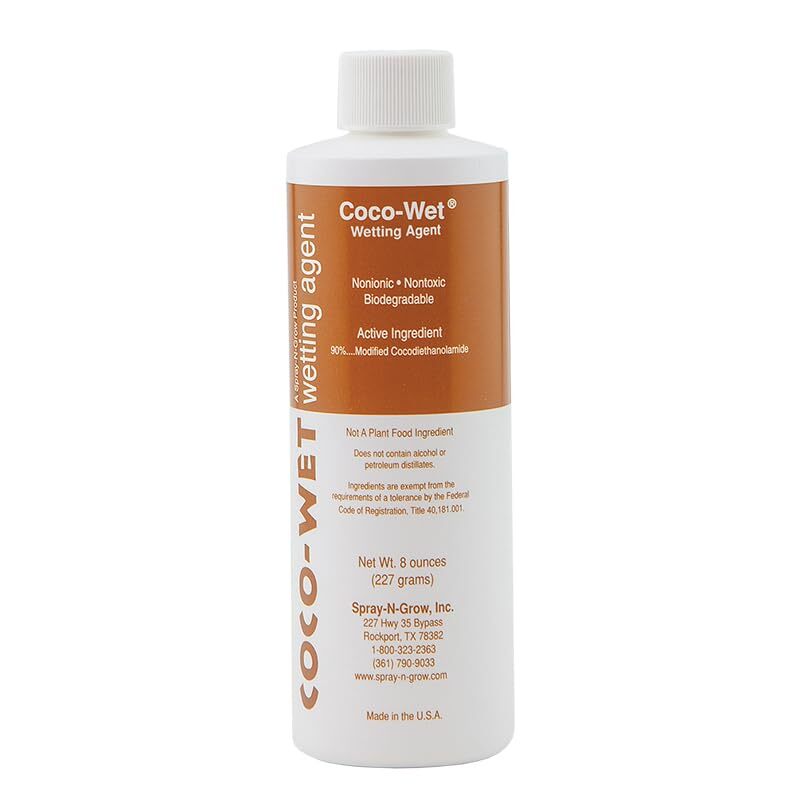 Spray-N-Grow, Inc. COCO8 Coco Organic Wetting Agent, 8 oz Micro Nutrients,